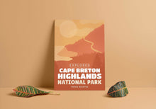 Load image into Gallery viewer, Cape Breton Highlands National Park 'Explored' Poster
