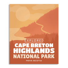 Load image into Gallery viewer, Cape Breton Highlands National Park 'Explored' Poster