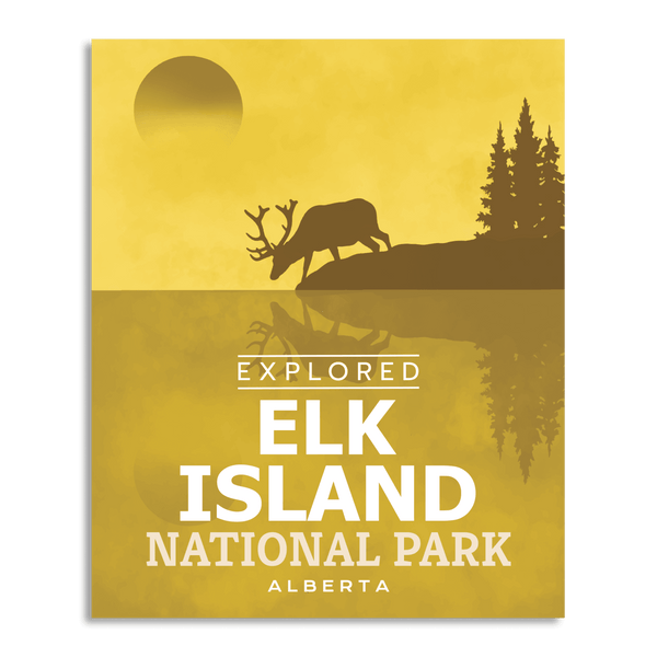 Affiche « Exploration » du parc national d'Elk Island