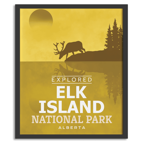 Affiche « Exploration » du parc national d'Elk Island