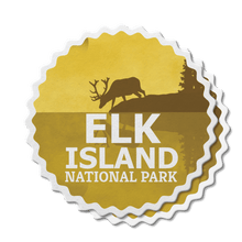 Charger l'image dans la galerie, Elk Island National Park of Canada Waterproof Vinyl Sticker - Canada Untamed