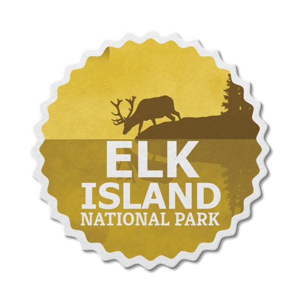 Elk Island National Park of Canada Waterproof Vinyl Sticker - Canada Untamed
