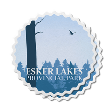 Load image into Gallery viewer, Esker Lakes Ontario Provincial Park Waterproof Vinyl Sticker - Canada Untamed