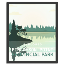 Charger l'image dans la galerie, Affiche « Exploré » du parc provincial de Finlayson Point