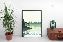 Charger l'image dans la galerie, Affiche « Exploré » du parc provincial de Finlayson Point