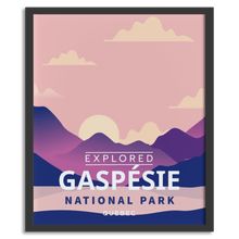 Load image into Gallery viewer, Gaspesie National Park 'Explored' Poster