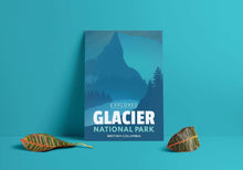 Load image into Gallery viewer, Glacier National Park 'Explored' Poster