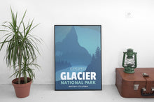 Load image into Gallery viewer, Glacier National Park 'Explored' Poster