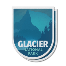 Load image into Gallery viewer, Glacier National Park of Canada Waterproof Vinyl Sticker - Canada Untamed