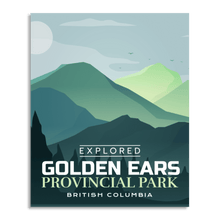 Load image into Gallery viewer, Golden Ears Provincial Park 'Explored' Poster