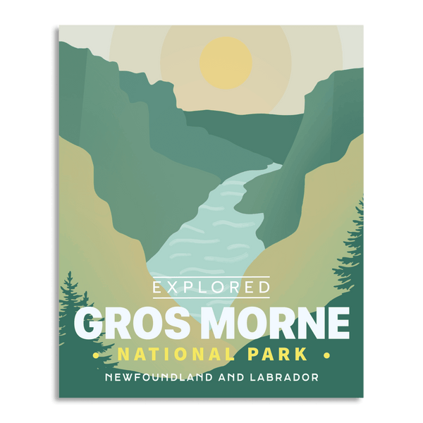 Affiche « Exploration » du parc national du Gros-Morne