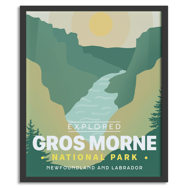 Affiche « Exploration » du parc national du Gros-Morne