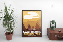 Load image into Gallery viewer, Gwaii Haanas National Park 'Explored' Poster