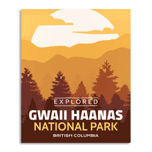 Load image into Gallery viewer, Gwaii Haanas National Park 'Explored' Poster