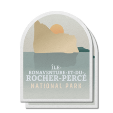 Load image into Gallery viewer, IIle-Bonaventure-et-du-Rocher-Percee Quebec National Park Waterproof Vinyl Sticker - Canada Untamed