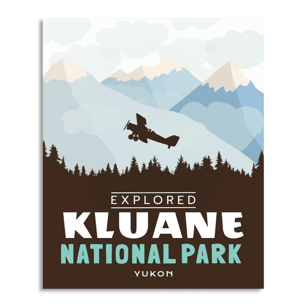 Affiche « Exploration » du parc national Kluane