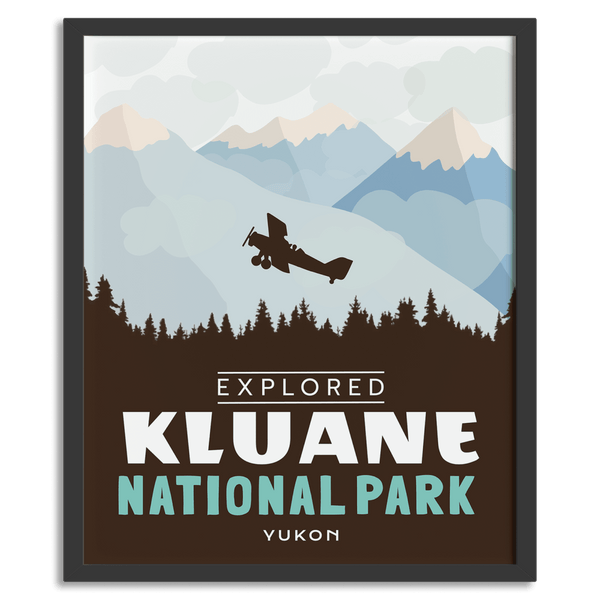 Affiche « Exploration » du parc national Kluane