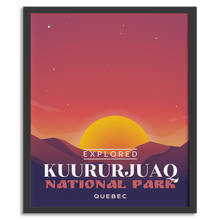 Load image into Gallery viewer, Kuururjuaq National Park 'Explored' Poster