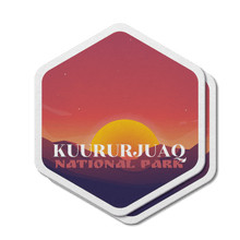 Load image into Gallery viewer, Kuururjuaq Quebec National Park Waterproof Vinyl Sticker - Canada Untamed