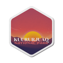 Load image into Gallery viewer, Kuururjuaq Quebec National Park Waterproof Vinyl Sticker - Canada Untamed
