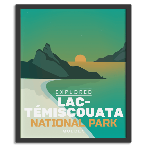 Lac-Temiscouata National Park 'Explored' Poster
