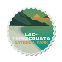 Load image into Gallery viewer, Lac-Témiscouata Quebec National Park Waterproof Vinyl Sticker - Canada Untamed