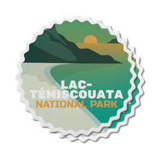 Load image into Gallery viewer, Lac-Témiscouata Quebec National Park Waterproof Vinyl Sticker - Canada Untamed