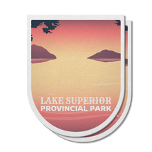 Load image into Gallery viewer, Lake Superior Ontario Provincial Park Waterproof Vinyl Sticker - Canada Untamed
