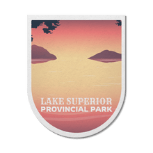 Load image into Gallery viewer, Lake Superior Ontario Provincial Park Waterproof Vinyl Sticker - Canada Untamed