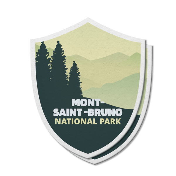 Mont-Saint-Bruno Quebec National Park Waterproof Vinyl Sticker - Canada Untamed