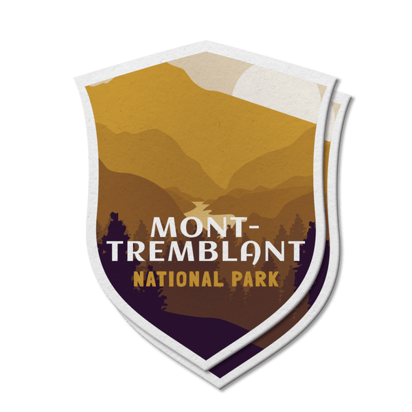 Mont-Tremblant Quebec National Park Waterproof Vinyl Sticker - Canada Untamed
