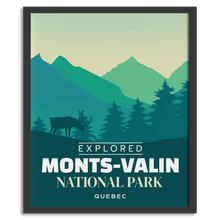 Load image into Gallery viewer, Monts-Valin National Park 'Explored' Poster