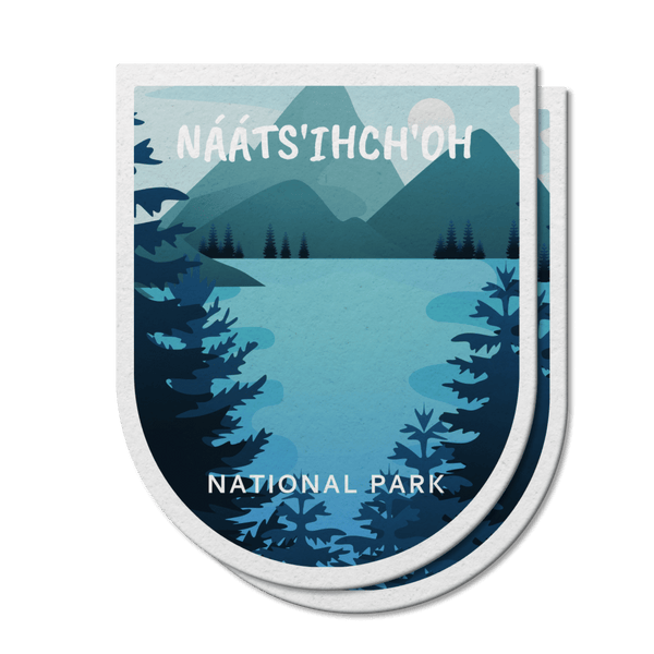 Naats'ihch'oh National Park of Canada Waterproof Vinyl Sticker - Canada Untamed
