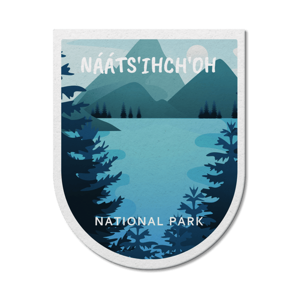 Naats'ihch'oh National Park of Canada Waterproof Vinyl Sticker - Canada Untamed