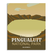 Load image into Gallery viewer, Pingualuit National Park 'Explored' Poster