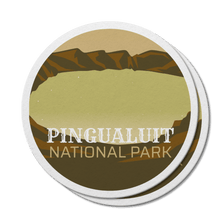 Load image into Gallery viewer, Pingualuit Quebec National Park Waterproof Vinyl Sticker - Canada Untamed