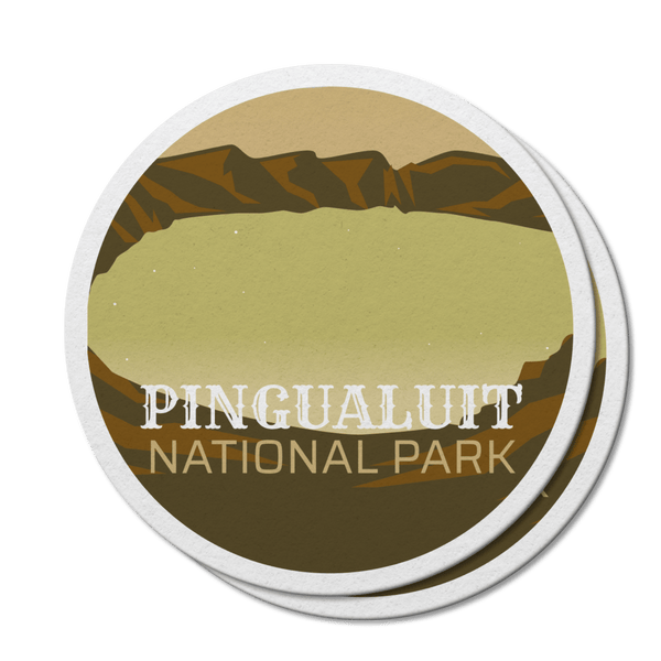 Pingualuit Quebec National Park Waterproof Vinyl Sticker - Canada Untamed