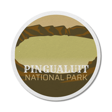 Load image into Gallery viewer, Pingualuit Quebec National Park Waterproof Vinyl Sticker - Canada Untamed