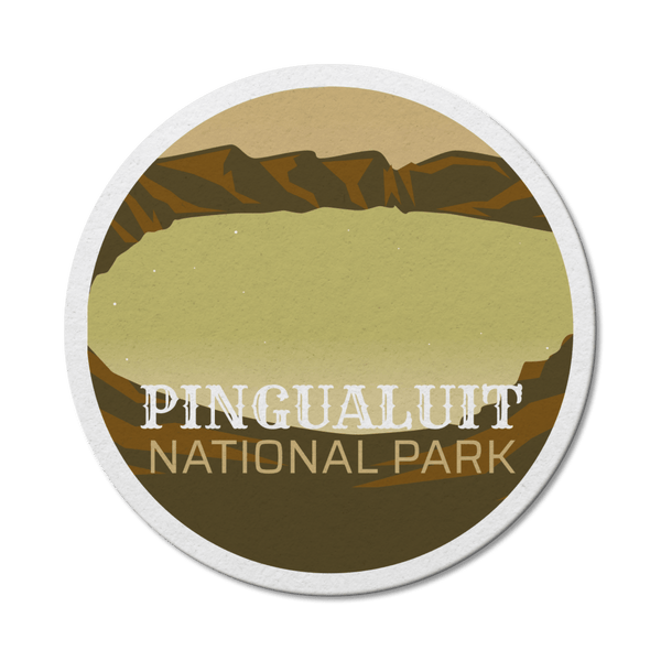 Pingualuit Quebec National Park Waterproof Vinyl Sticker - Canada Untamed