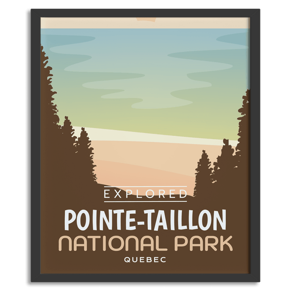 Pointe-Taillon National Park 'Explored' Poster
