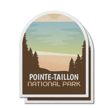 Load image into Gallery viewer, Pointe-Taillon Quebec National Park Waterproof Vinyl Sticker - Canada Untamed