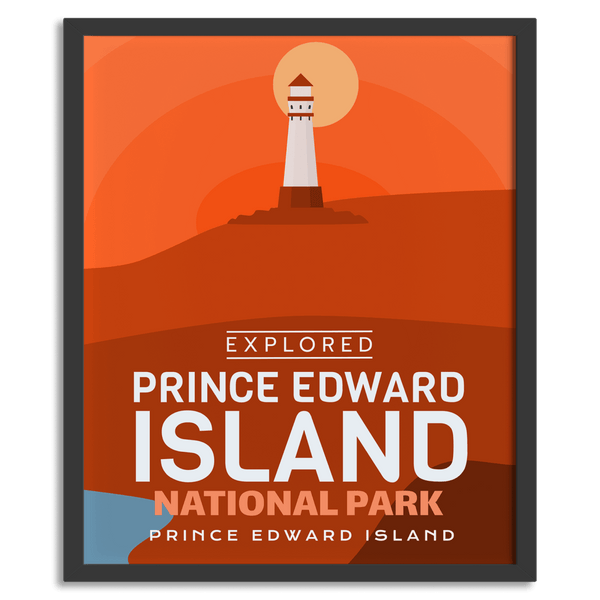Affiche « Exploré » du parc national de l'Île-du-Prince-Édouard