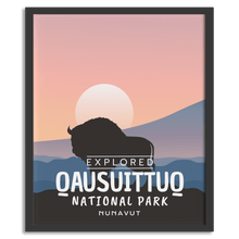 Charger l'image dans la galerie, Affiche « Exploré » du parc national Qausuittuq