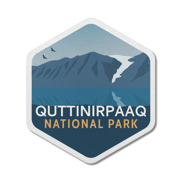 Quttinirpaaq National Park of Canada Waterproof Vinyl Sticker - Canada Untamed