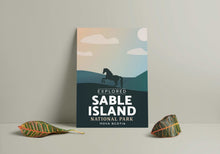 Charger l'image dans la galerie, Affiche « Exploration » du parc national de l'Île-de-Sable