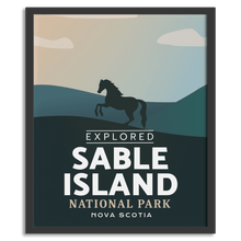 Charger l'image dans la galerie, Affiche « Exploration » du parc national de l'Île-de-Sable