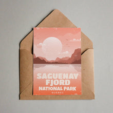 Load image into Gallery viewer, Saguenay Fjord Quebec National Park Postcard - Canada Untamed