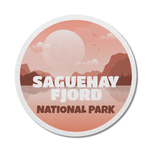 Load image into Gallery viewer, Saguenay Fjord Quebec National Park Waterproof Vinyl Sticker - Canada Untamed