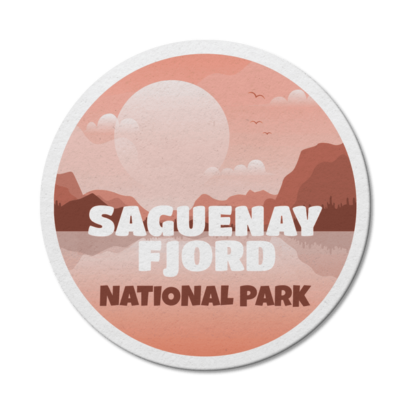 Saguenay Fjord Quebec National Park Waterproof Vinyl Sticker - Canada Untamed