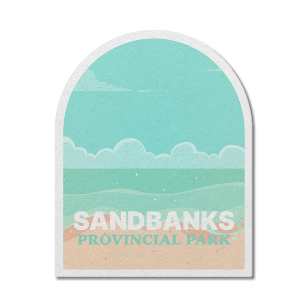 Sandbanks Ontario Provincial Park Waterproof Vinyl Sticker - Canada Untamed